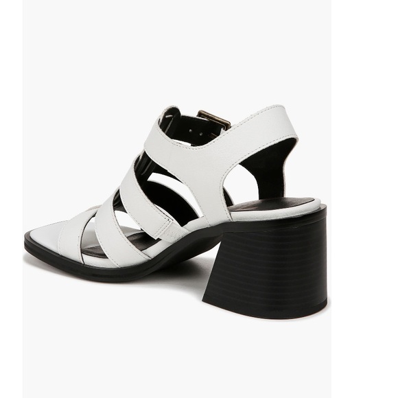 Zodiac Joleen Cage Sandals Block Heels White & Black Women’s Size 8 - Picture 5 of 13